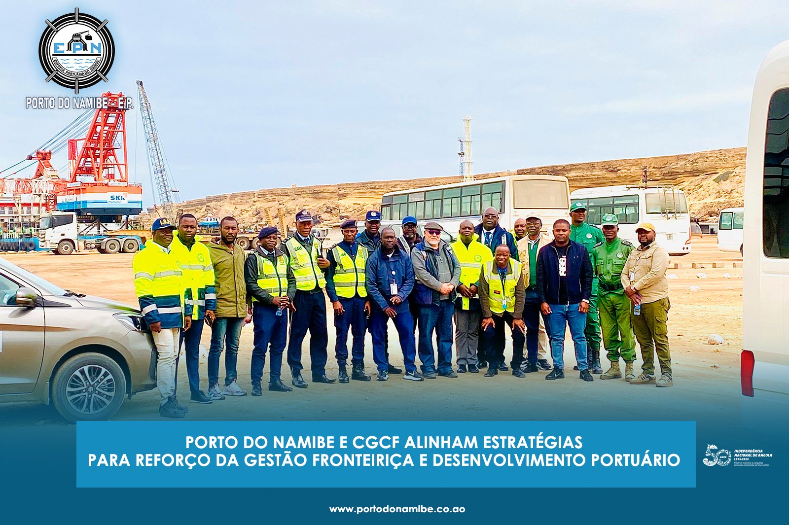 PORTO DO NAMIBE E CGCF ALINHAM ESTRATÉGIAS PARA REFORÇO DA GESTÃO ...